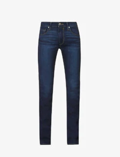 Paige Federal Straight-leg Mid-rise Stretch-denim Jeans