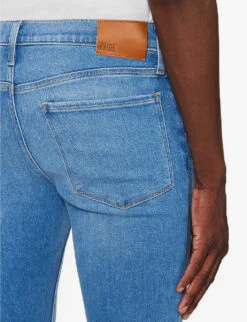 Paige Lennox Tapered-leg Mid-rise Stretch-denim Jeans -Metro Style Shop R04148222 STANBERRY ALT05