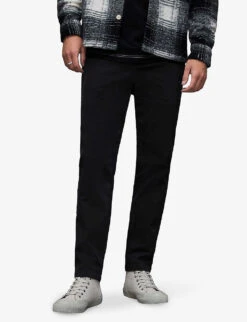 AllSaints Koto Walde Skinny-fit Cotton Chino Trousers 10 AllSaints Koto Walde Skinny-fit Cotton Chino Trousers -Metro Style Shop R04149422 KOTOBLACK ALT02