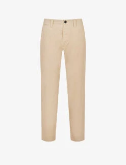 AllSaints Verne Slim-fit Mid-rise Stretch-cotton Trousers