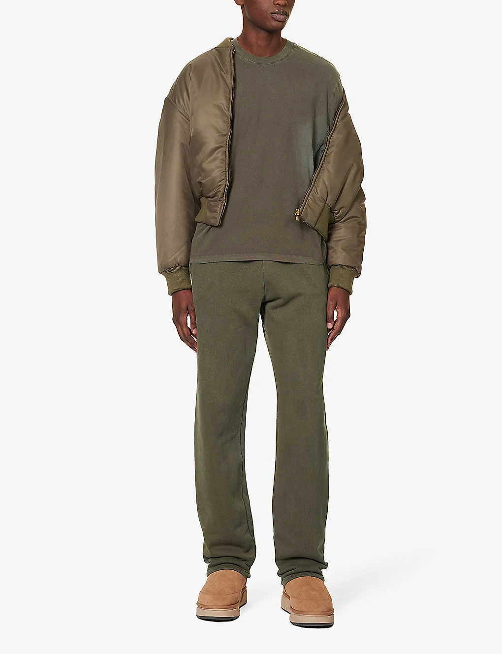 Straight-leg Organic Cotton-jersey Jogging Bottoms 4 Straight-leg Organic Cotton-jersey Jogging Bottoms - Image 2