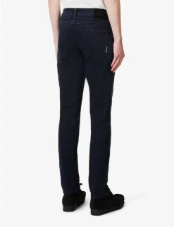 NEUW Lou Slim Slim-fit Stretch-denim Jeans -Metro Style Shop R04149664 INKYBLACK ALT03