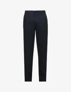 ORLEBAR BROWN Cornell Branded-hardware Regular-fit Straight-leg Linen Trousers