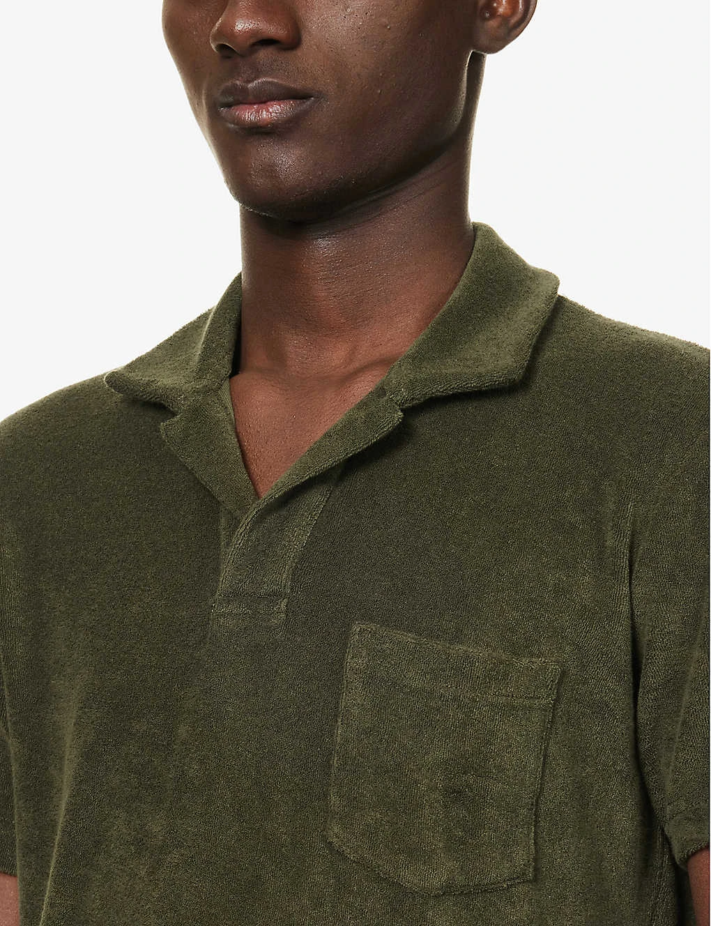 ORLEBAR BROWN Regular-fit Cotton-towelling Polo Shirt 7 ORLEBAR BROWN Regular-fit Cotton-towelling Polo Shirt - Image 5