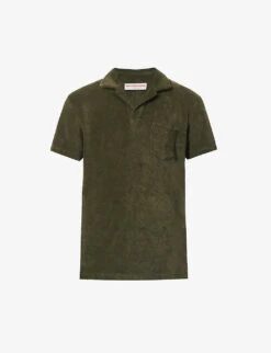 ORLEBAR BROWN Regular-fit Cotton-towelling Polo Shirt