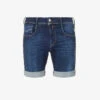 Replay Anbass 360 Denim-blend Shorts -Metro Style Shop R04151305 DARKBLUE M