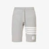 Four-bar Brand-patch Regular-fit Cotton-jersey Shorts 1 Four-bar Brand-patch Regular-fit Cotton-jersey Shorts -Metro Style Shop R04152261 LIGHTGREY M