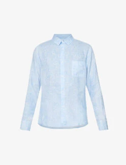 Milan Patterned Regular-fit Linen Shirt
