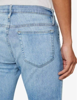 FRAME L'Homme Slim-fit Tapered Stretch-denim Jeans -Metro Style Shop R04157960 DRIVER ALT05