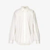 Acne Studios Salo Relaxed-fit Stretch-cotton Shirt -Metro Style Shop R04158774 WHITE M