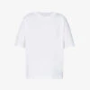 Acne Studios Ensco U Pink Label Brand-print Cotton-jersey T-shirt