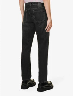 Acne Studios 1996 Faded-wash Regular-fit Jeans -Metro Style Shop R04158782 VINTAGEBLACK ALT03