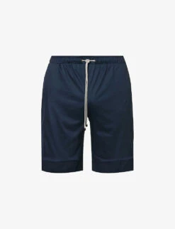Mid-rise Elasticated-waist Cotton-jersey Shorts