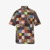 Patchwork-pattern Regular-fit Woven Shirt 2 Patchwork-pattern Regular-fit Woven Shirt -Metro Style Shop R04162298 PATCHWORK M