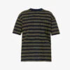 Pocket Tee Pique-stripe Cotton T-shirt