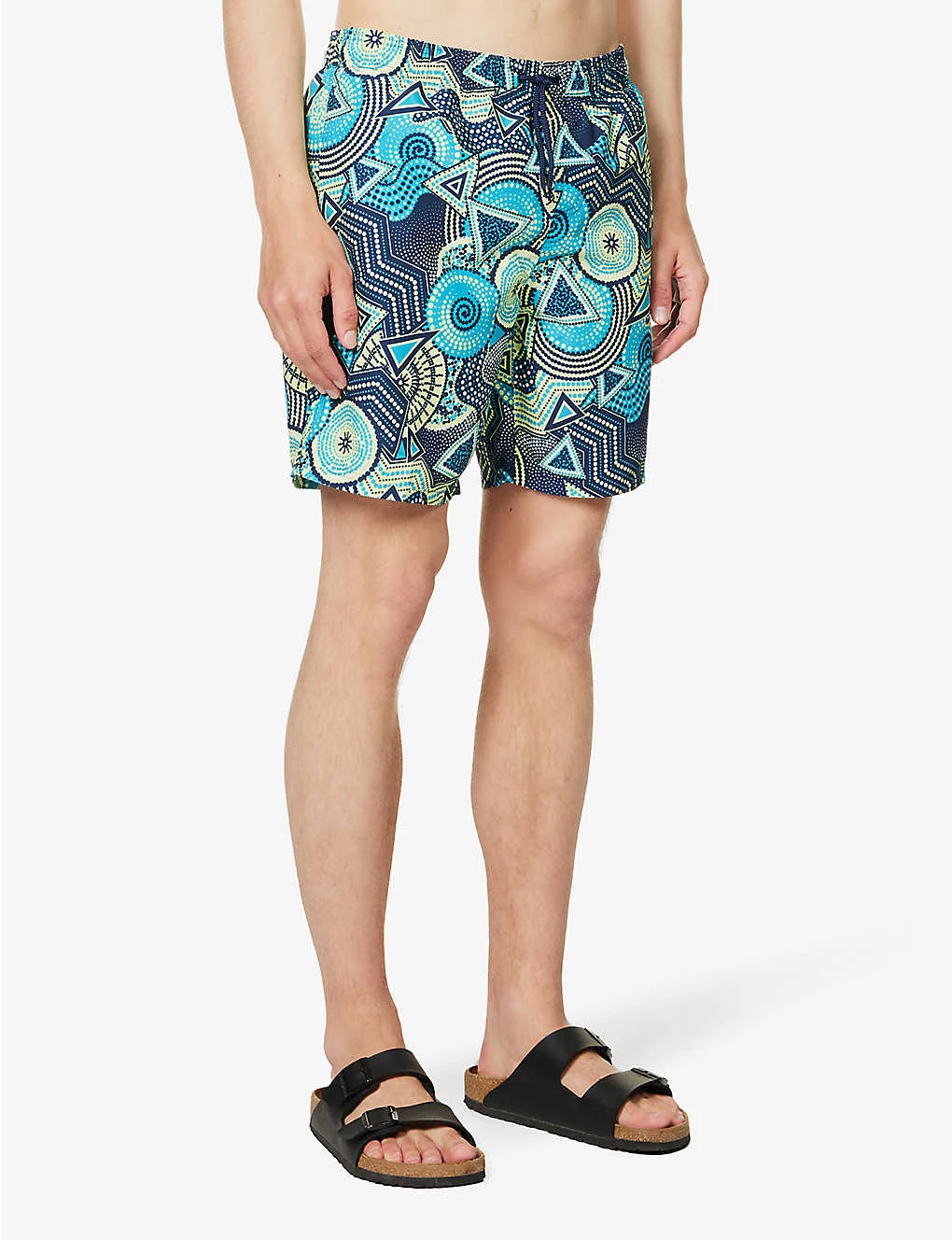 Speedo Watershort 45cm Geo-print Recycled-polyester Swim Shorts 5 Speedo Watershort 45cm Geo-print Recycled-polyester Swim Shorts - Image 3