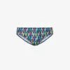 Speedo Allover 8cm Recycled Polyester-blend Swim Briefs -Metro Style Shop R04163364 NAVYREDGREENAQU M
