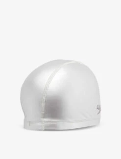 Speedo Pace Logo-print Stretch-woven Swim Cap 7 Speedo Pace Logo-print Stretch-woven Swim Cap -Metro Style Shop R04163373 SILVER ALT02