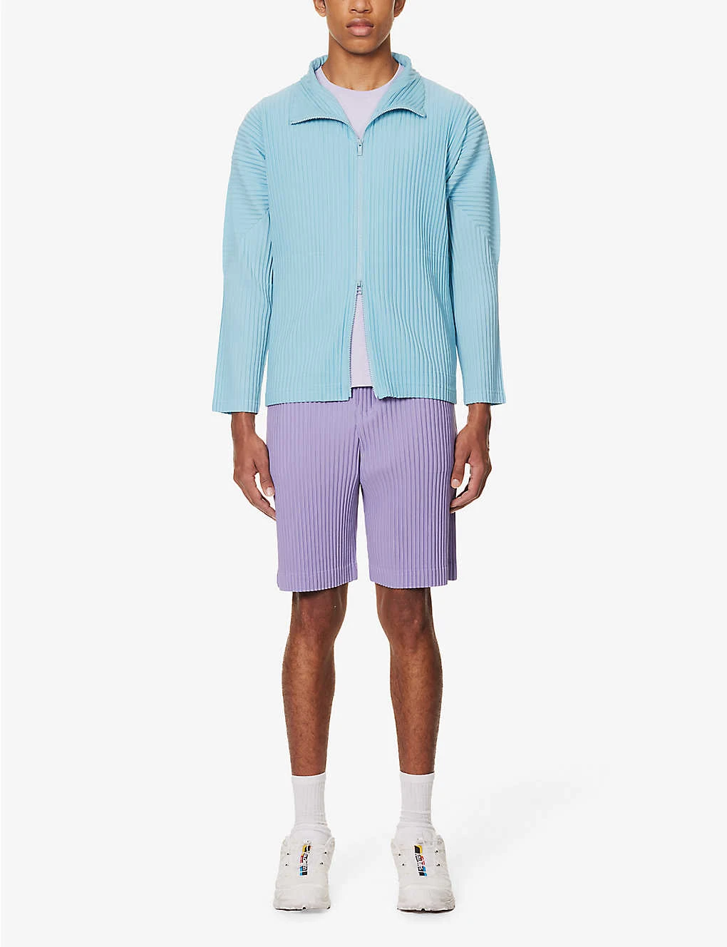 Pleated Dropped-crotch Knitted Shorts 4 Pleated Dropped-crotch Knitted Shorts - Image 2