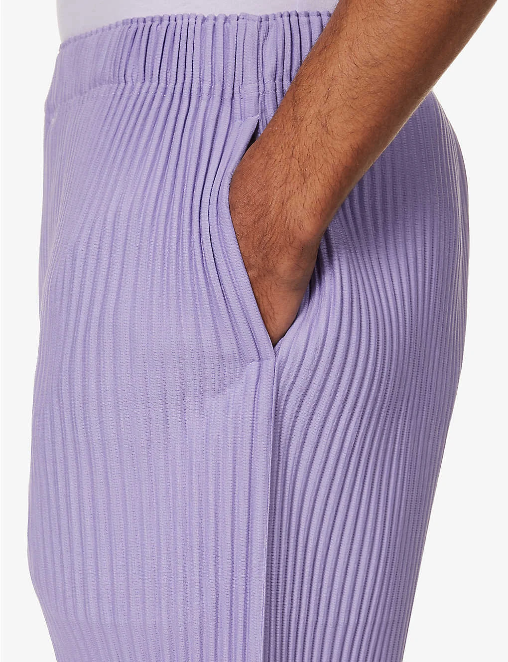 Pleated Dropped-crotch Knitted Shorts 7 Pleated Dropped-crotch Knitted Shorts - Image 5