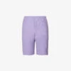 Pleated Dropped-crotch Knitted Shorts -Metro Style Shop R04163777 LAVENDERPURPLE M