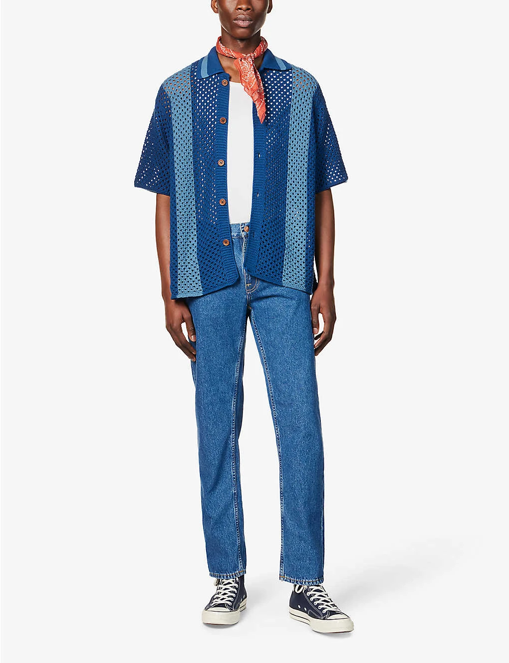 Nudie Jeans Gritty Jackson Regular-fit Straight-leg Recycled-cotton Denim Jeans 4 Nudie Jeans Gritty Jackson Regular-fit Straight-leg Recycled-cotton Denim Jeans - Image 2