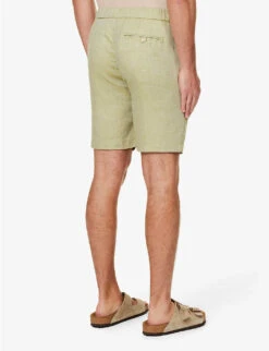 Felipe Drawstring-waistband Linen-cotton Blend Shorts -Metro Style Shop R04167467 LIGHTCELADONGREEN ALT03