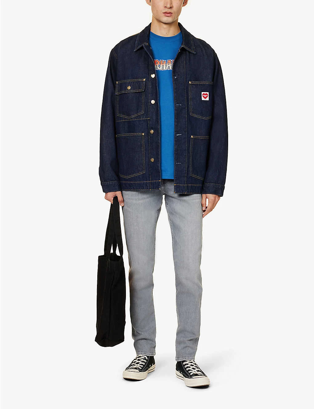 7 For All Mankind Stretch Tek Brand-patch Slim-fit Stretch-denim Jeans 4 7 For All Mankind Stretch Tek Brand-patch Slim-fit Stretch-denim Jeans - Image 2