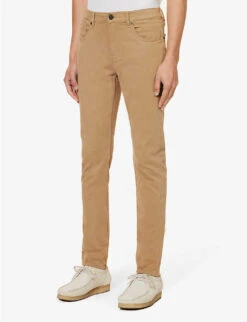 7 For All Mankind Slimmy Tapered Slim-fit Tapered Stretch-denim Jeans 11 7 For All Mankind Slimmy Tapered Slim-fit Tapered Stretch-denim Jeans -Metro Style Shop R04167708 BEIGE ALT02