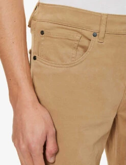 7 For All Mankind Slimmy Tapered Slim-fit Tapered Stretch-denim Jeans 13 7 For All Mankind Slimmy Tapered Slim-fit Tapered Stretch-denim Jeans -Metro Style Shop R04167708 BEIGE ALT04