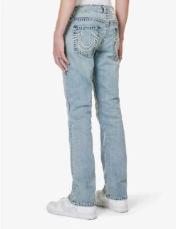 True Religion Ricky Straight-leg Slim-fit Stretch-denim Jeans -Metro Style Shop R04168101 DARBLIGHTWASH ALT03