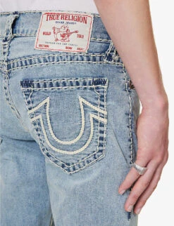 True Religion Ricky Straight-leg Slim-fit Stretch-denim Jeans -Metro Style Shop R04168101 DARBLIGHTWASH ALT05