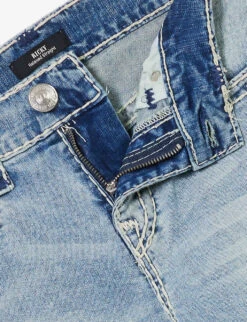 True Religion Ricky Straight-leg Slim-fit Stretch-denim Jeans -Metro Style Shop R04168101 DARBLIGHTWASH ALT06