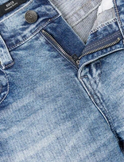 True Religion Rocco Faded-wash Brand-embroidered Skinny Stretch-cotton Jeans -Metro Style Shop R04168112 TORRENTIALMEDIUMWASH ALT06