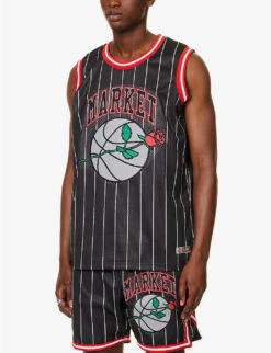 MARKET Rose Bowl Graphic-print Mesh Top -Metro Style Shop R04168902 MULTI ALT02