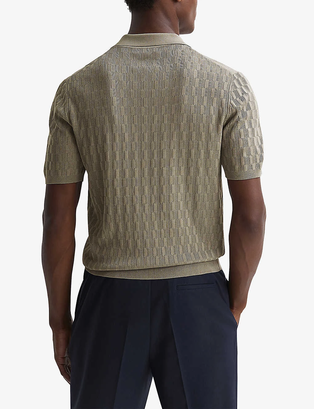 Reiss Ubud Half-zip Knitted Polo Shirt 6 Reiss Ubud Half-zip Knitted Polo Shirt - Image 4