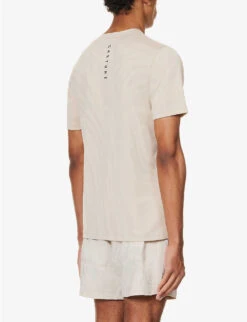 CASTORE Core Tech Logo-print Woven T-shirt -Metro Style Shop R04170798 SAND ALT03