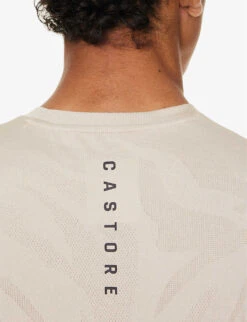 CASTORE Core Tech Logo-print Woven T-shirt -Metro Style Shop R04170798 SAND ALT05