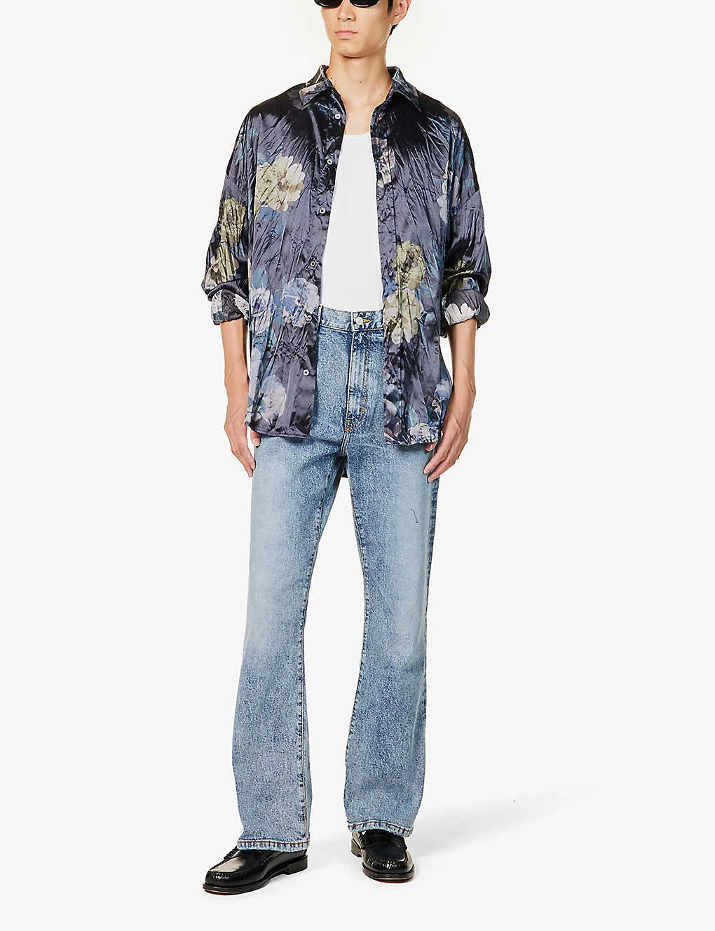 Flared-leg Mid-rise Organic Stretch-denim Jeans 4 Flared-leg Mid-rise Organic Stretch-denim Jeans - Image 2