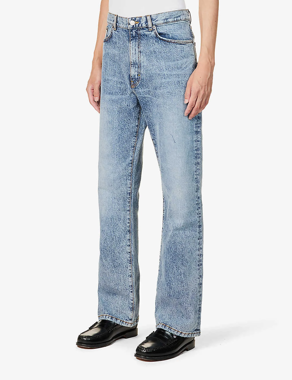 Flared-leg Mid-rise Organic Stretch-denim Jeans 5 Flared-leg Mid-rise Organic Stretch-denim Jeans - Image 3