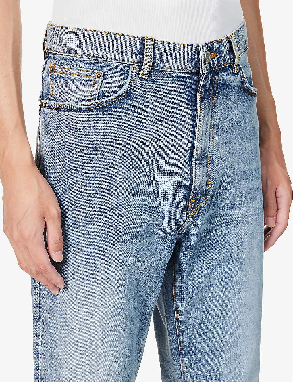Flared-leg Mid-rise Organic Stretch-denim Jeans 7 Flared-leg Mid-rise Organic Stretch-denim Jeans - Image 5