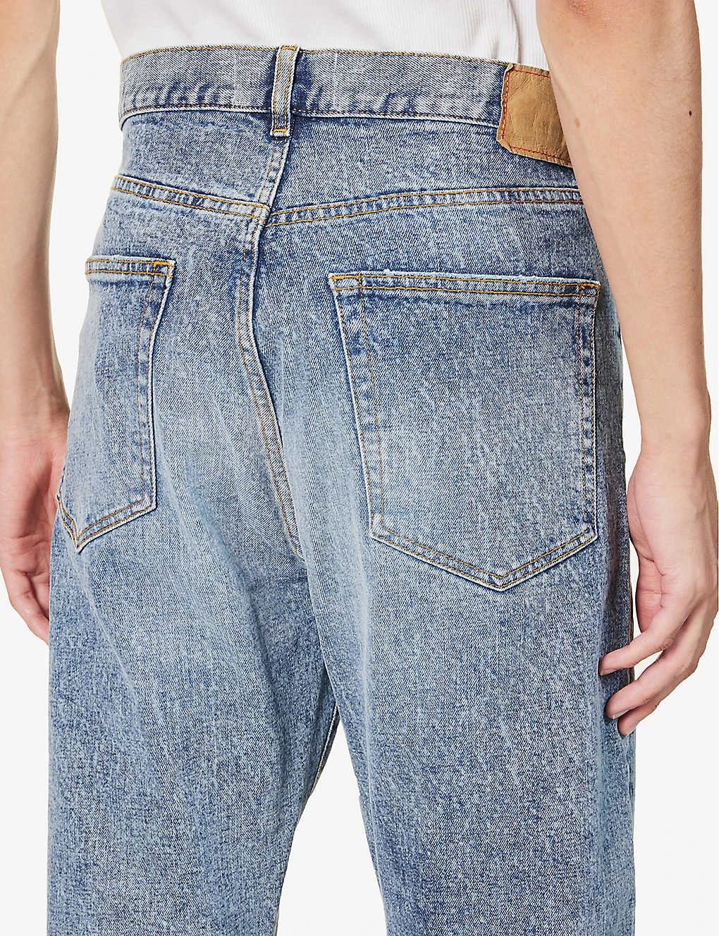 Flared-leg Mid-rise Organic Stretch-denim Jeans 8 Flared-leg Mid-rise Organic Stretch-denim Jeans - Image 6
