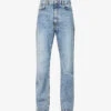 Flared-leg Mid-rise Organic Stretch-denim Jeans