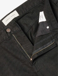 Tapered-leg Mid-rise Organic Stretch-denim Jeans -Metro Style Shop R04171485 RINSESTAYBLACK ALT06