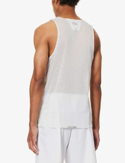 Pressio Elite Singlet Scoop-neck Recycled-polyester Top -Metro Style Shop R04172895 SPA ALT03