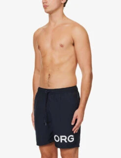 Bjorn Borg Sheldon Logo-print Swim Shorts -Metro Style Shop R04172919 NAVYANDWHITE ALT02