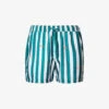 Bjorn Borg Print Striped Swim Shorts 1 Bjorn Borg Print Striped Swim Shorts -Metro Style Shop R04172920 TEALWHITE M