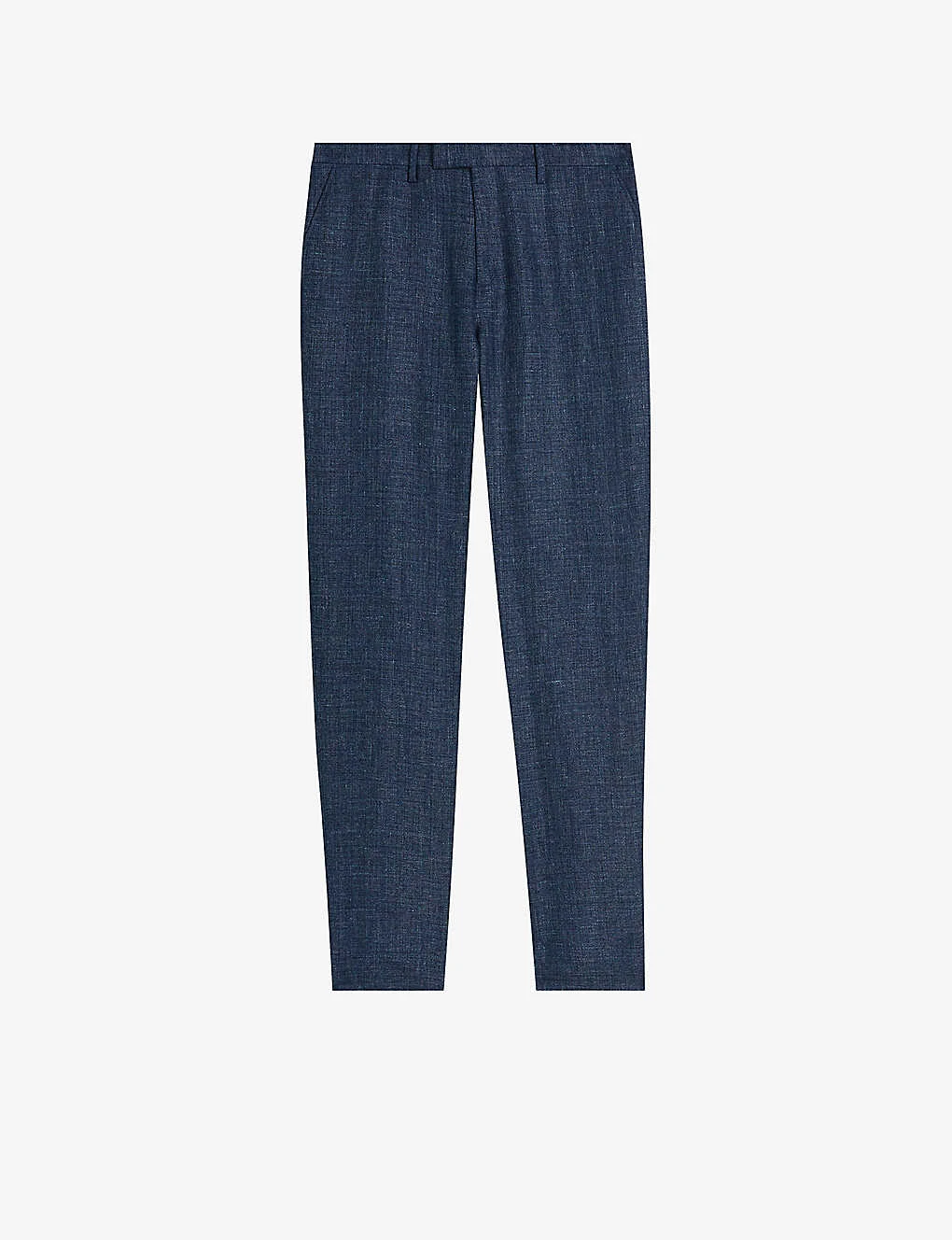 Ted Baker Taylort Slim-fit Mid-rise Linen And Wool-blend Suit Trousers 3 Ted Baker Taylort Slim-fit Mid-rise Linen And Wool-blend Suit Trousers