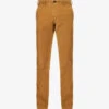 Belt-loop Slip-pocket Straight-leg Regular-fit Stretch-cotton Trousers 1 Belt-loop Slip-pocket Straight-leg Regular-fit Stretch-cotton Trousers -Metro Style Shop R04179731 MEDIUMBROWN M