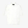 Simone Rocha Short-sleeved Boxy-fit Lace Shirt -Metro Style Shop R04180770 IVORY M
